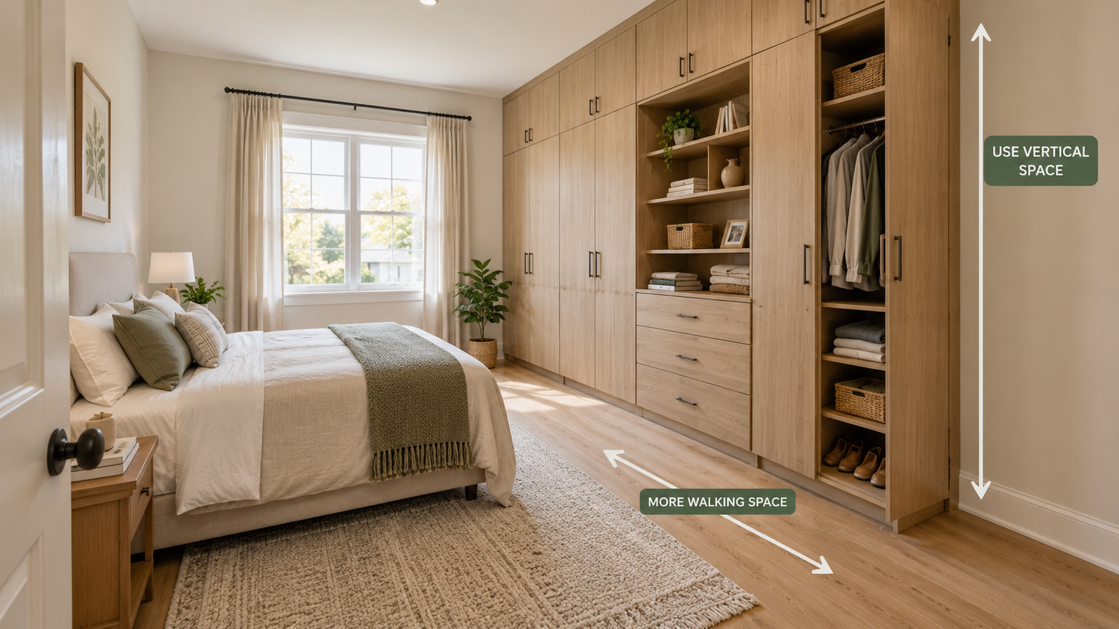 Turn One Wall Into Floor-to-Ceiling Storage